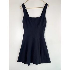 Free People Women’s Size Medium M Black Sleeveless Mini Skater Dress